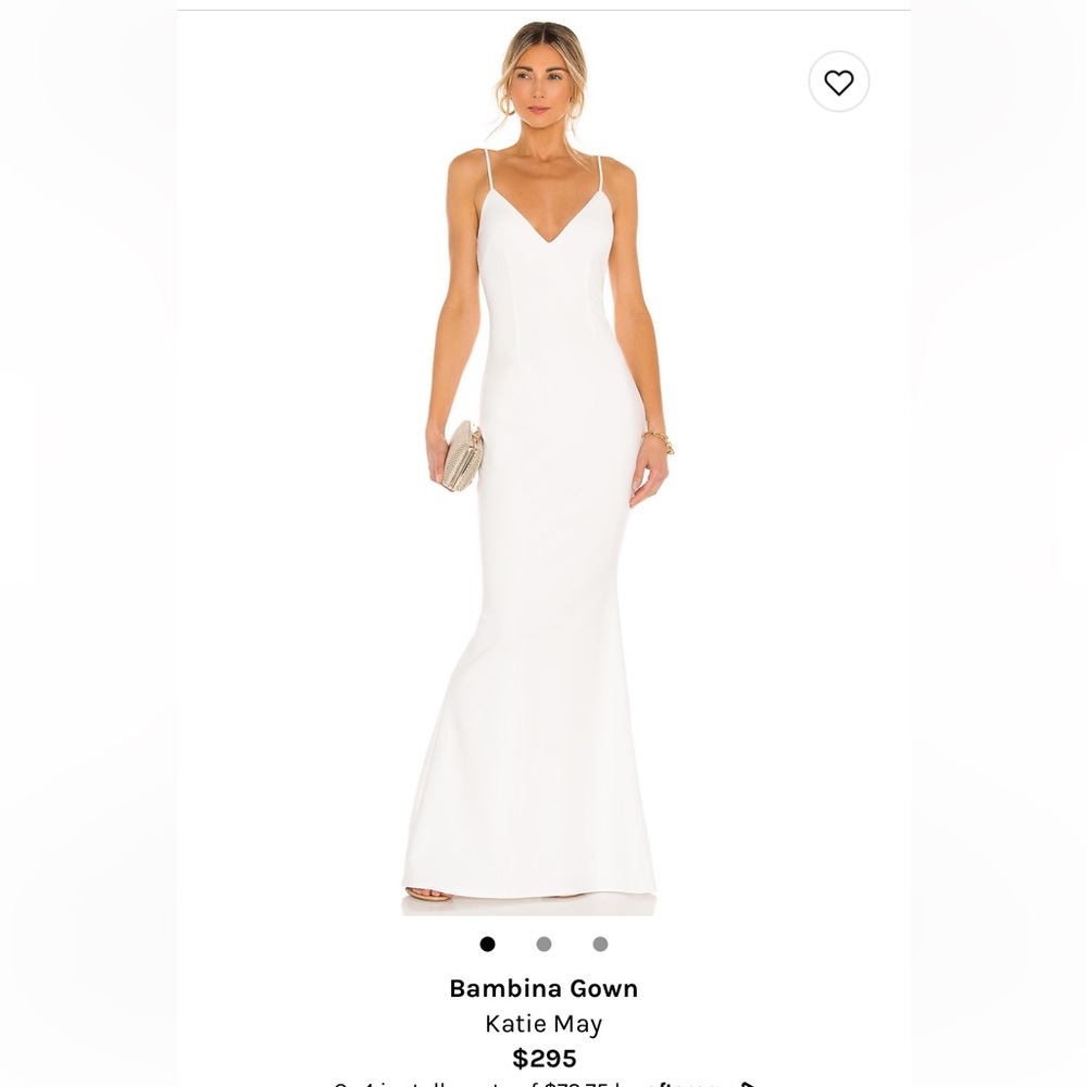 REVOLVE Katie May White Formal Dress